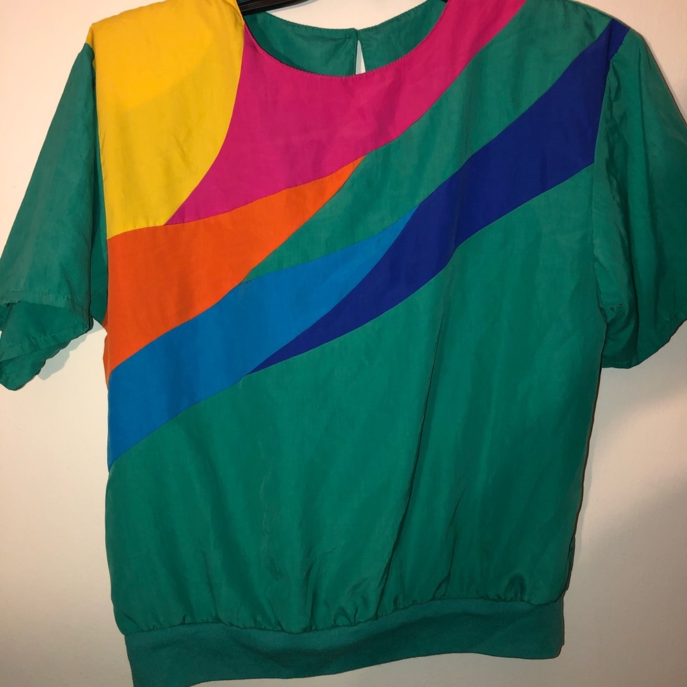 Vintage city girl sport top